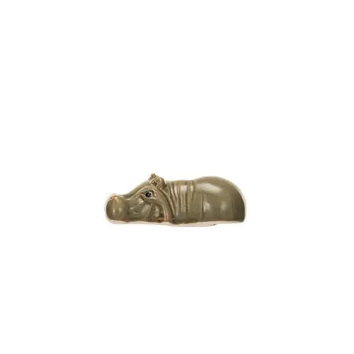  Creative Co-Op Stoneware Floating Baby Hippo 
