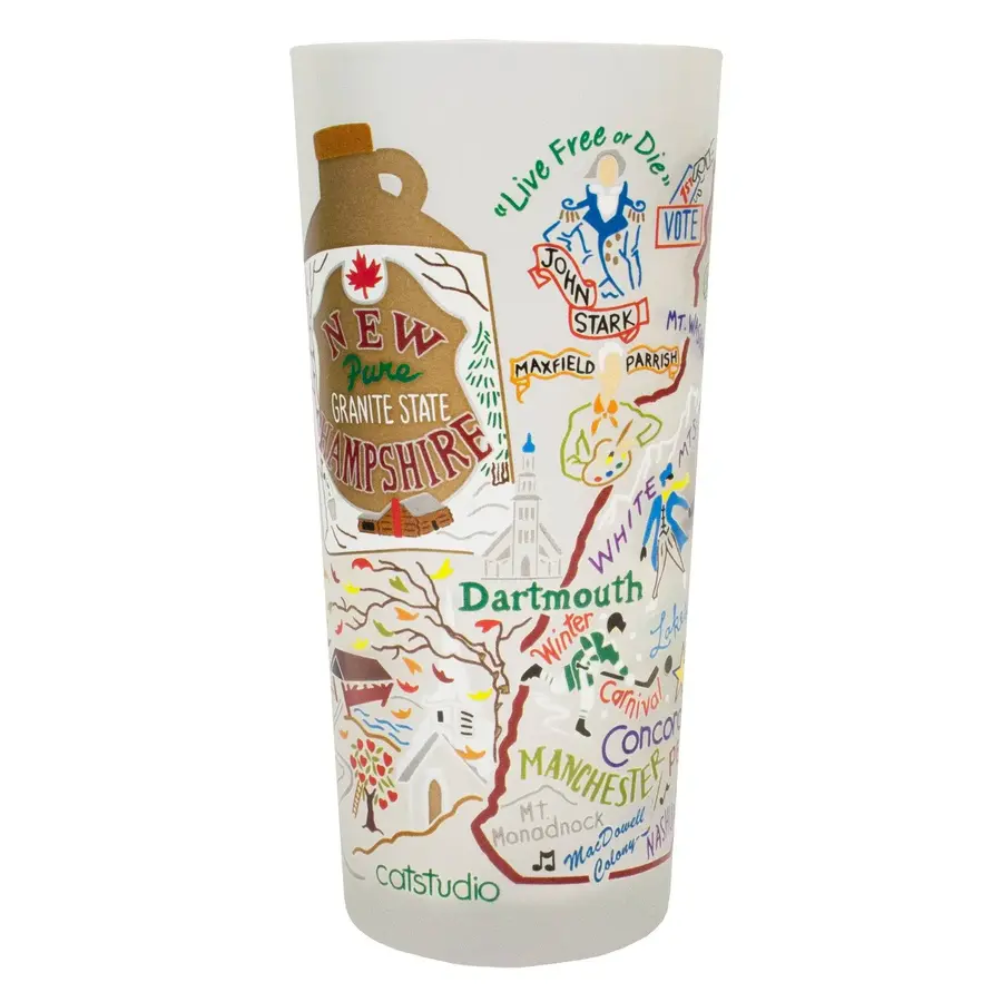 15 oz. Frosted Glass NH