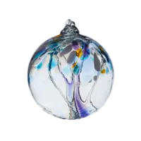 Blown Glass Tree of Enchantment Ball 6"