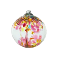 Blown Glass Tree of Enchantment Ball 2"