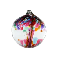 Blown Glass Tree of Enchantment Ball 2"