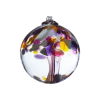 Blown Glass Tree of Enchantment Ball 2"