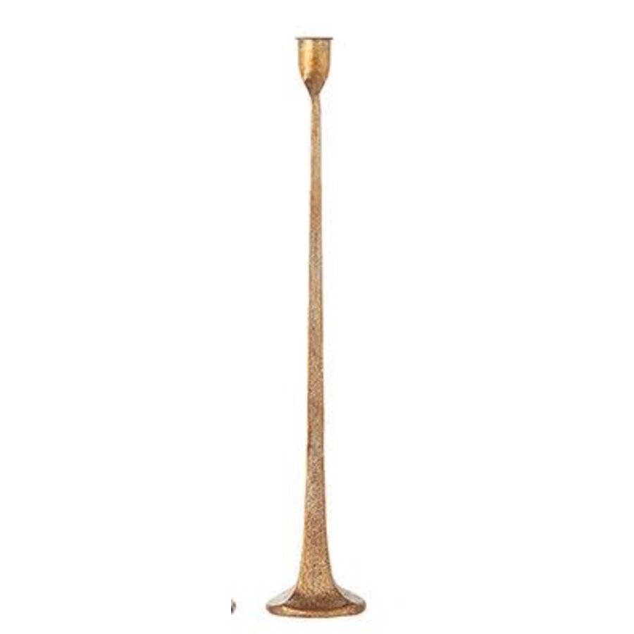 Gold Iron Candlestick