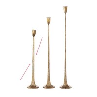 Gold Iron Candlestick