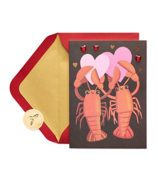 Lobsters Val Day Card