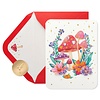 Mushrooms & Flowers Val Day Card
