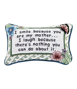 I Smile Because (Mother) Rectangle Pillow
