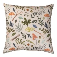 Amanita Mushroom Square Pillow