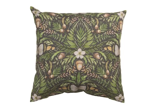 Cottage Ferns Square Pillow 