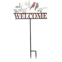 Metal Welcome Yard Sign