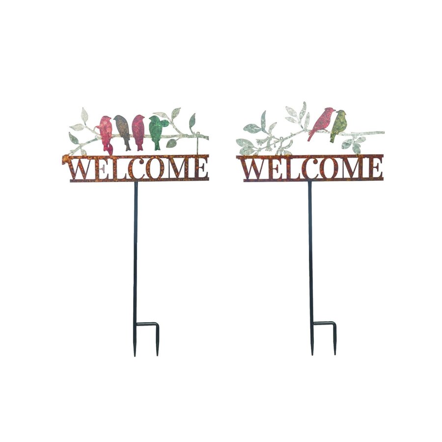 Metal Welcome Yard Sign