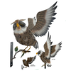 Solar Flying Owl Tree Hanger