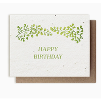 Plantable Herbs Card - Botanical Birthday