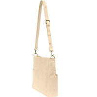 Vegan Leather Side Pocket Bucket Bag