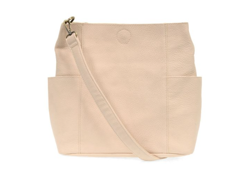  Joy Accessories Vegan Leather Side Pocket Bucket Bag 