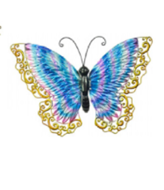 Balancer Blue & Gold Ornate Butterfly