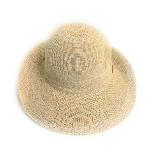  Shihreen Space Dyed Cotton Blend Turn Brim Hat 