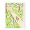 Molly O Bunny Trails Easter Card