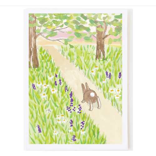  Molly O Bunny Trails Easter Card 