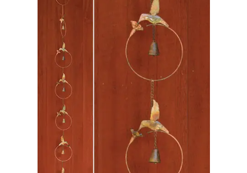  Flamed Hummingbird Rain Chain 