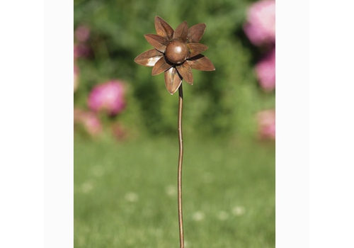  4" Flamed Dahlia Spinner 