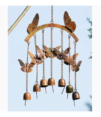 Butterflies on Arch Wind Chime