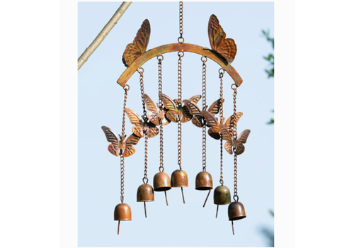  Butterflies on Arch Wind Chime 