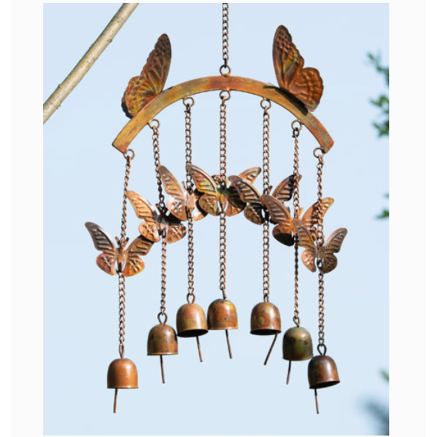 Butterflies on Arch Wind Chime