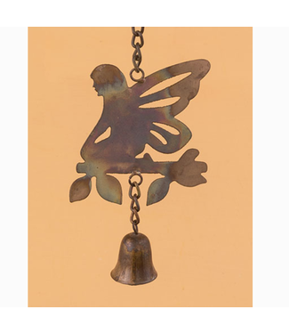 Flamed Angel with Bell Ornament