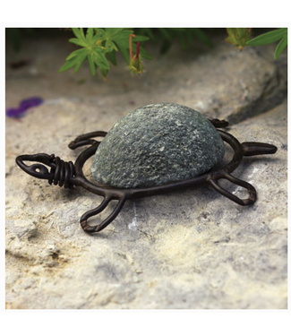 Stone Turtle Critter with Wire