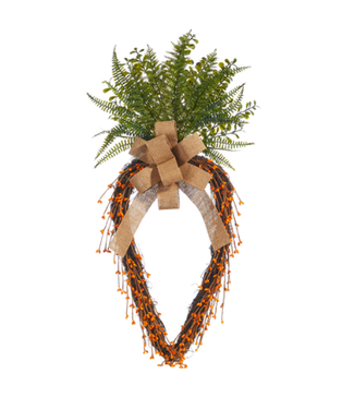 28" Grapevine Carrot Wreath