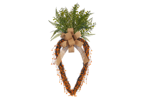 28" Grapevine Carrot Wreath   28" Grapevine Carrot Wreath