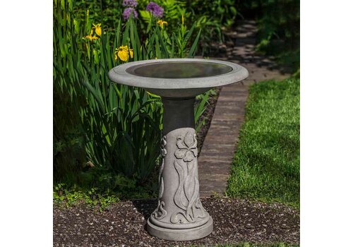  Campania International Iris Birdbath 