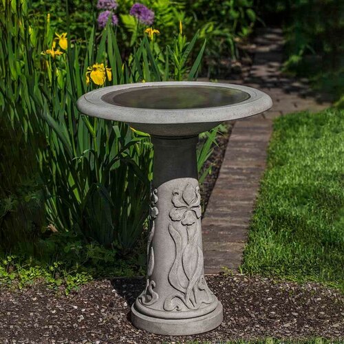  Campania International Iris Birdbath 