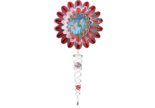  Spinfinity Designs Animated Hummingbird Wind Spinner 