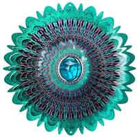 Crystal Cosmic Mandala Wind Spinner with TAIL