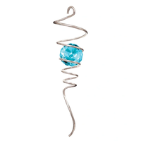 Crystal Cosmic Teardrop Wind Spinner with TAIL