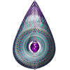 Spinfinity Designs Crystal Purple Teardrop Wind Spinner