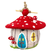 Forest Mushroom Wool Birdhouse