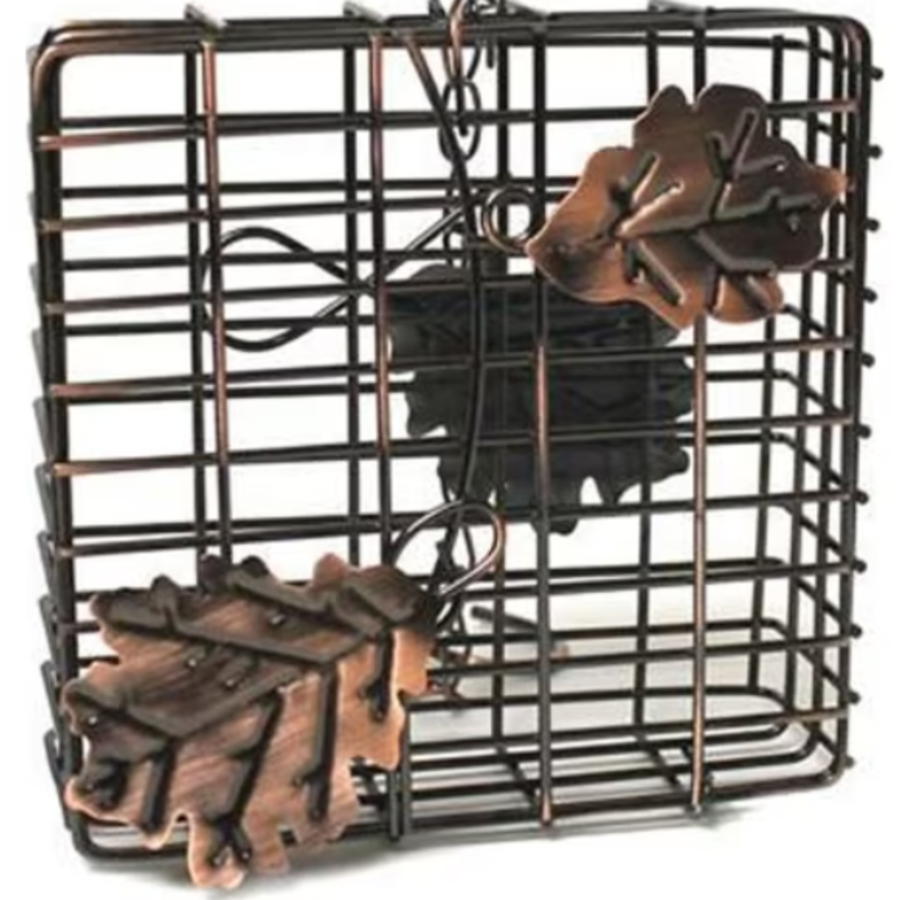 Copper Leaf Suet Cake Feeder