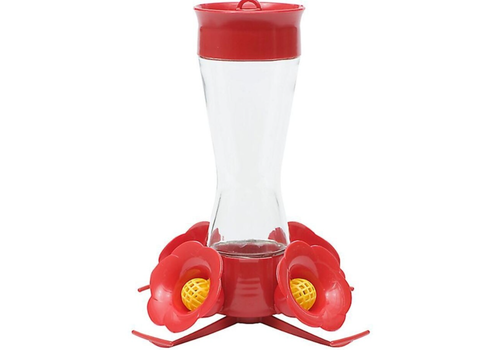  Bradley Caldwell, Inc Pinch Waist Glass HB Feeder Clear 8 oz. 
