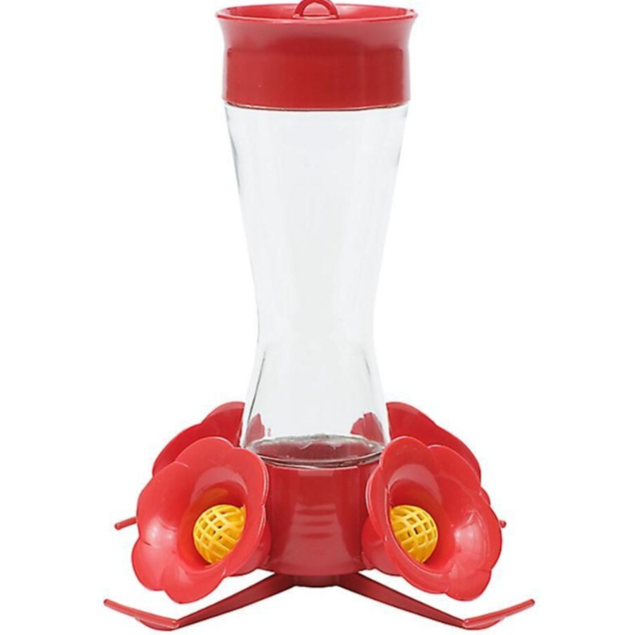 Pinch Waist Glass HB Feeder Clear 8 oz.