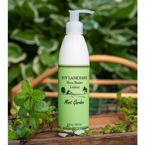 Joy Lane Farm Mint Garden Shea Butter Hand & Body Lotion 8 oz   Joy Lane Farm Mint Garden Shea Butter Hand & Body Lotion 8 oz