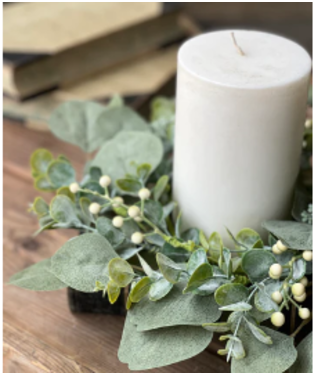 14" Reverie Eucalyptus Candle Ring