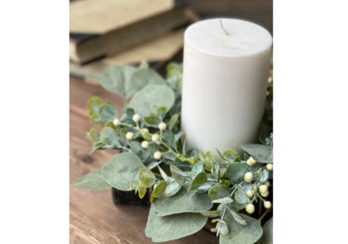  14" Reverie Eucalyptus Candle Ring 