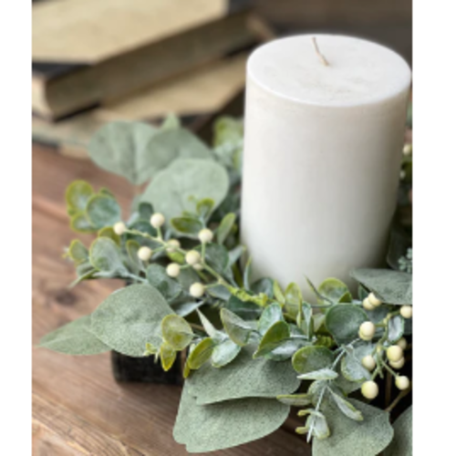  14" Reverie Eucalyptus Candle Ring 