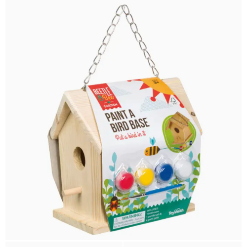  Toysmith Beetle & Bee Paint a Bird Base 