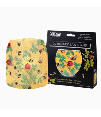 Modgy Luminary Lantern C. Wheeler Bees w/ Honeycomb