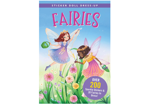  Peter Pauper Press Fairies Sticker Doll Dress-Up Book_ 
