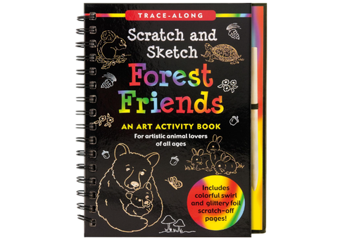  Peter Pauper Press Scratch & Sketch Forest Friends 